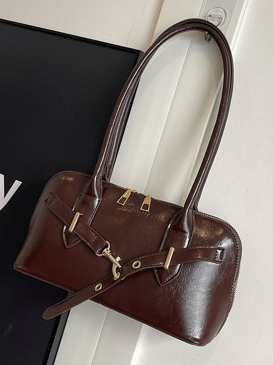 Bolsa Retro Tipo Concha de Mano y Crossbody