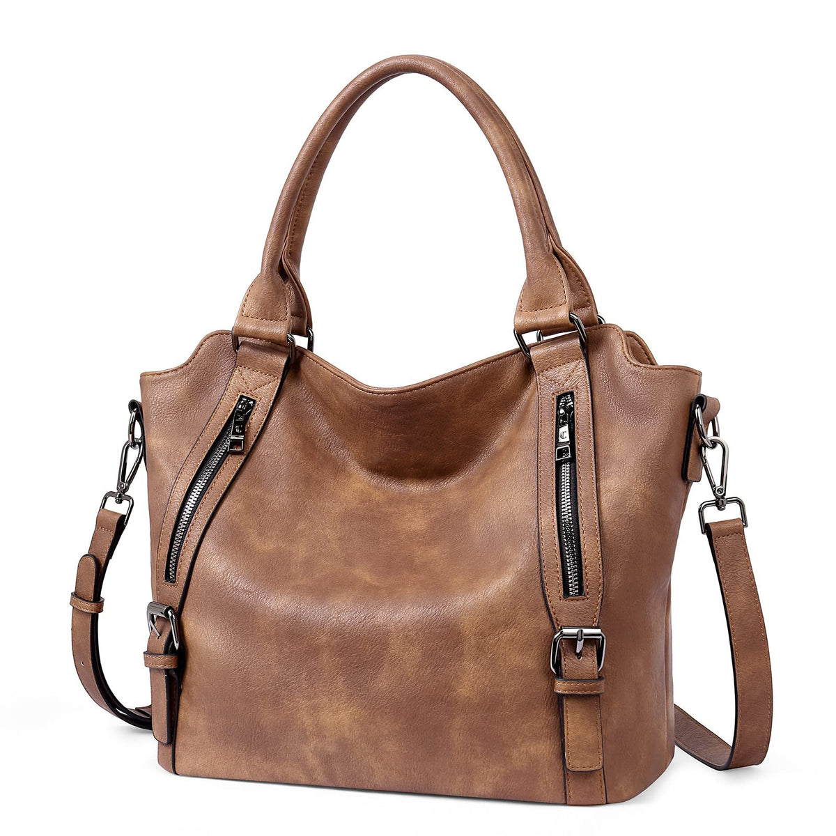 Bolsa Tote Retro de Gran Capacidad de Hombro y Crossbody