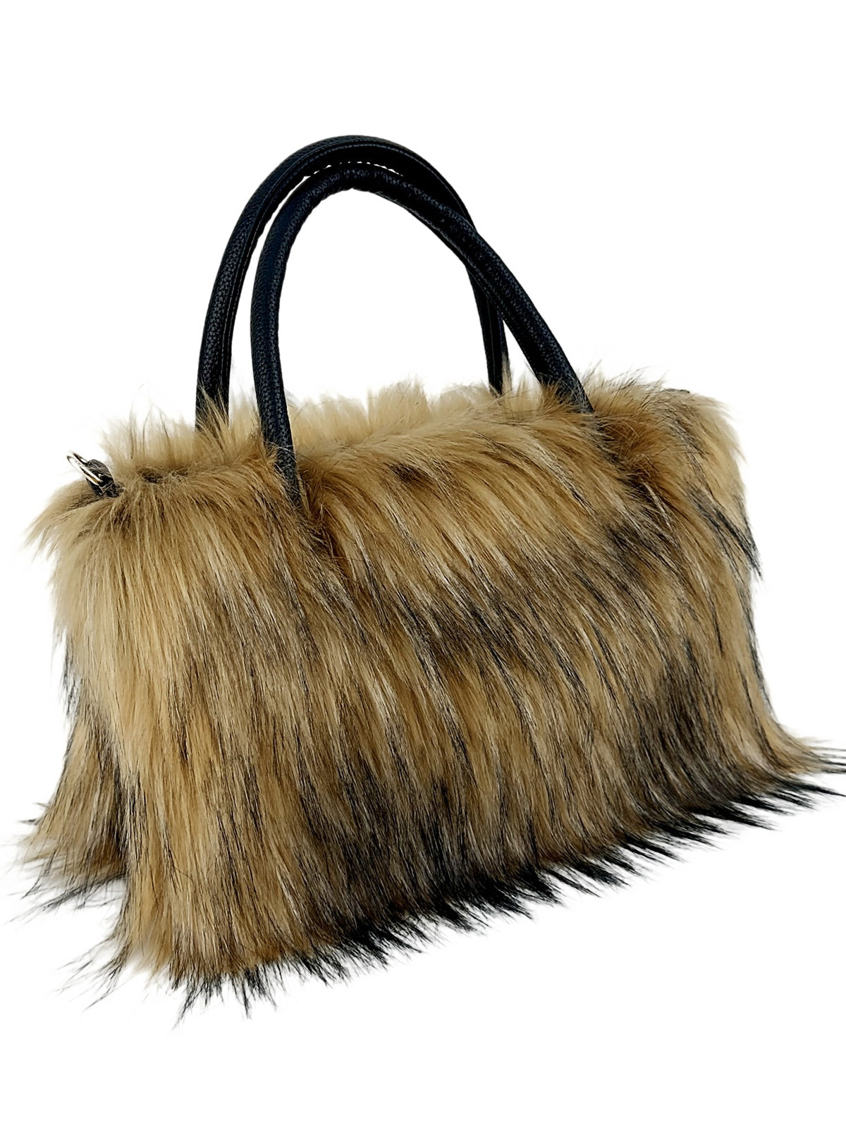 Bolsa Crossbody Afelpada con Cadena