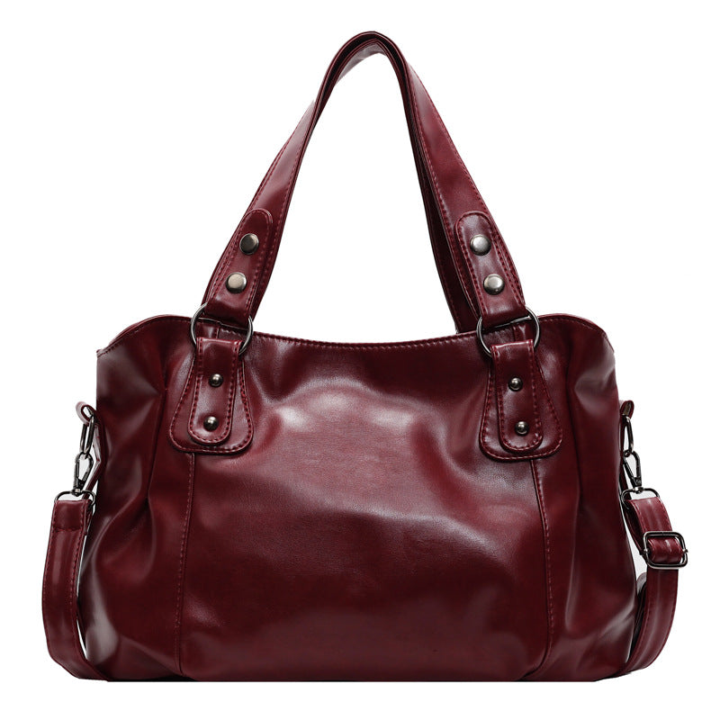 Bolsa Tote de Hombro Retro Casual