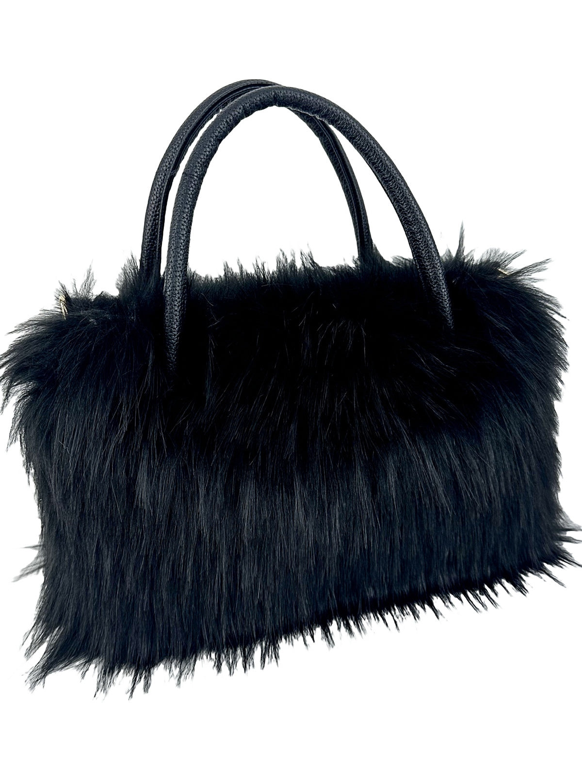Bolsa Crossbody Afelpada con Cadena