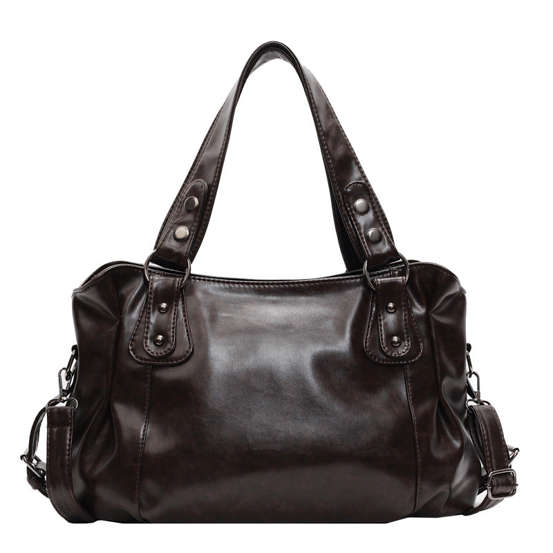 Bolsa Tote de Hombro Retro Casual