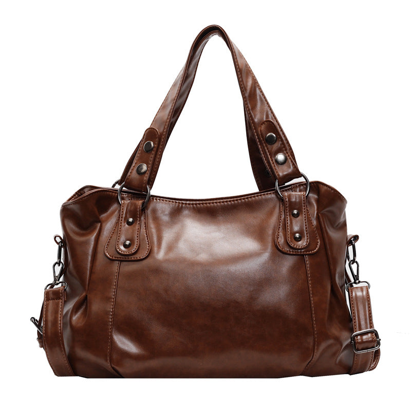 Bolsa Tote de Hombro Retro Casual
