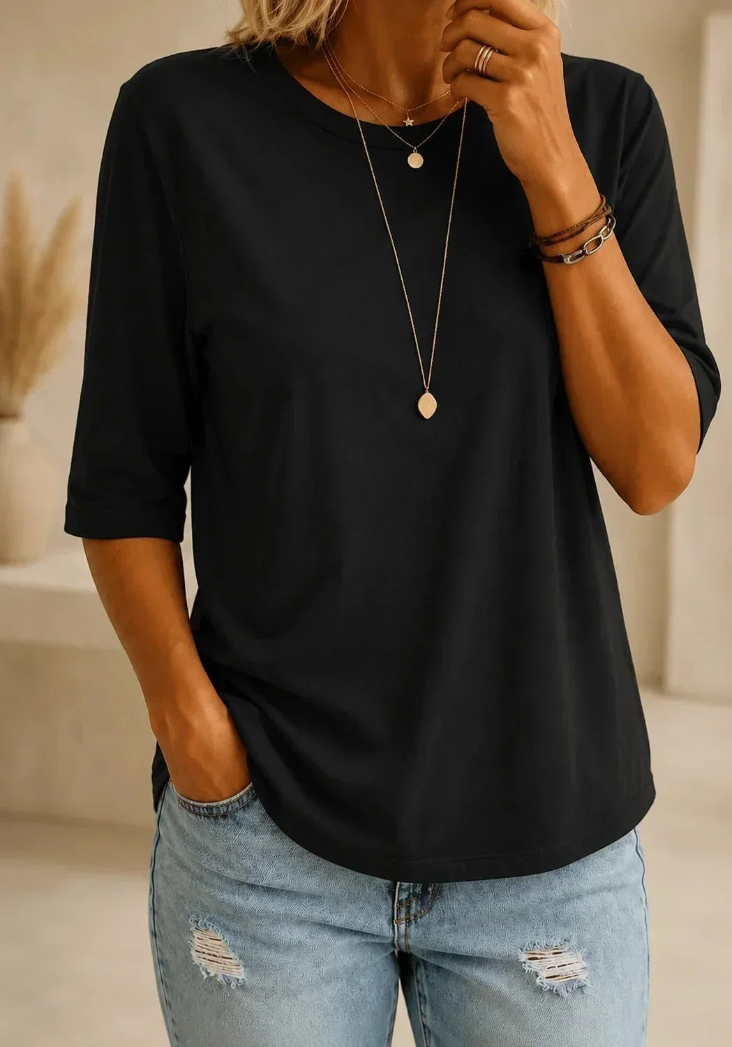NOELLE | CAMISETA ESENCIAL DE COMODIDAD