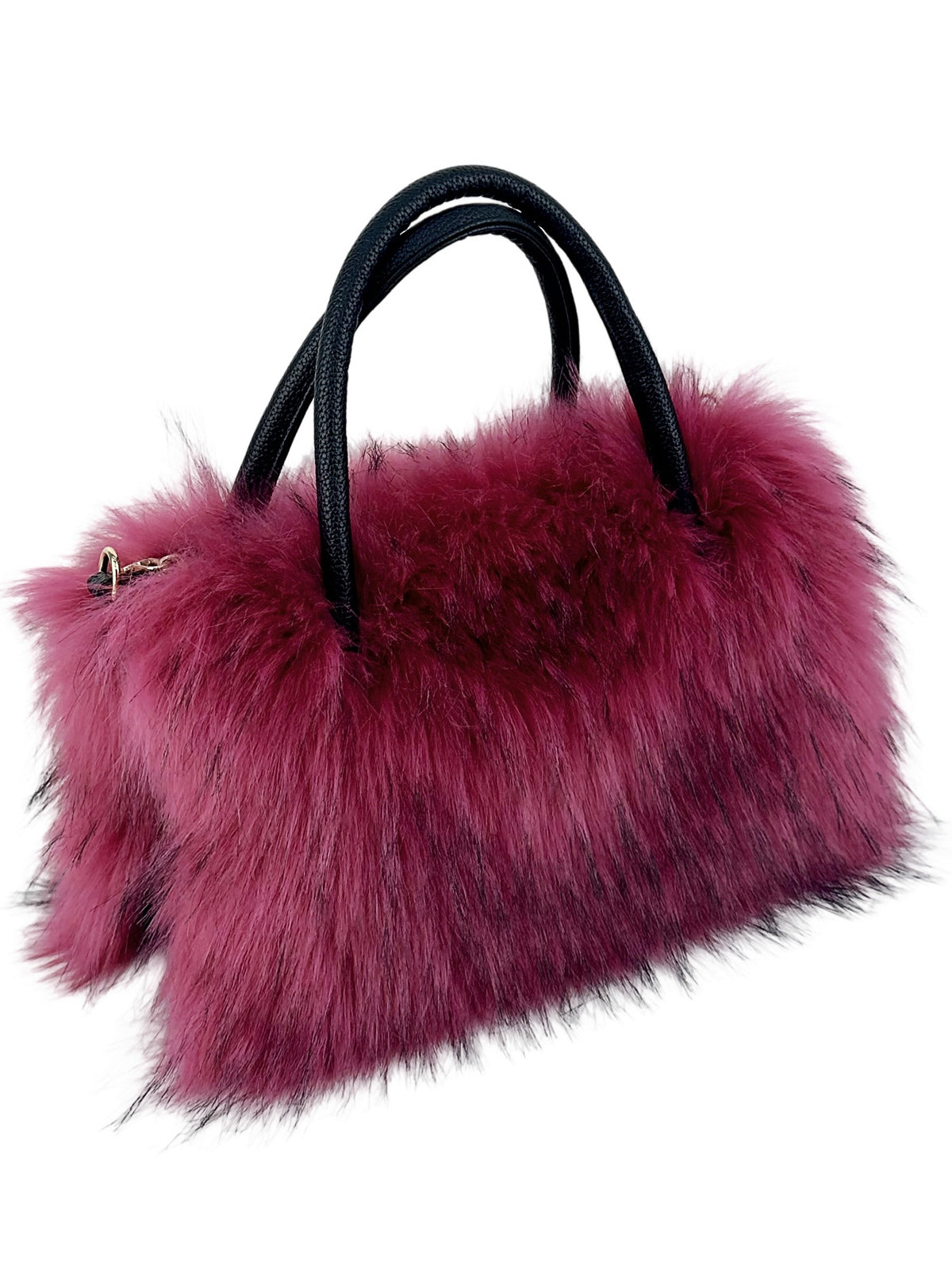 Bolsa Crossbody Afelpada con Cadena