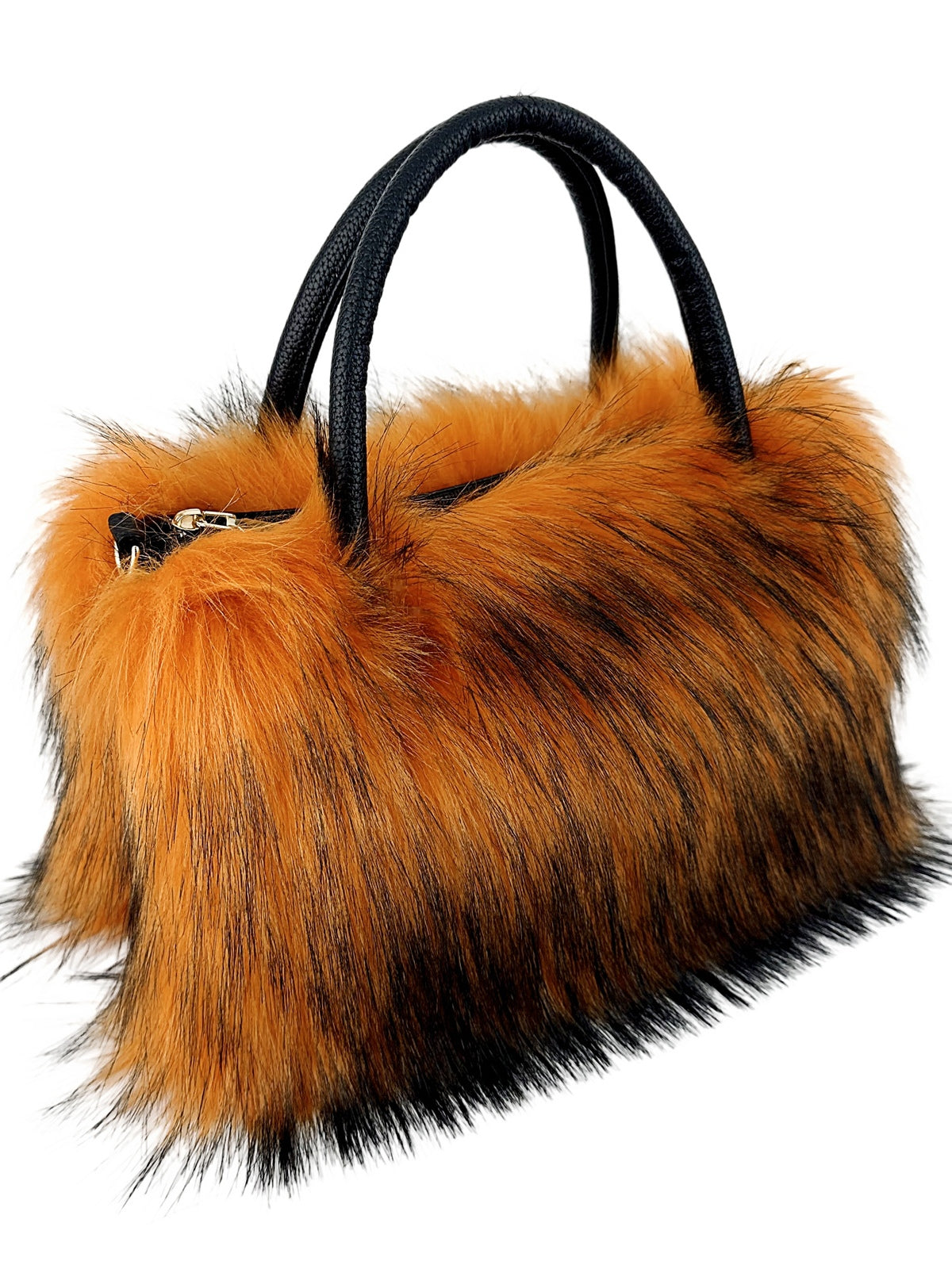 Bolsa Crossbody Afelpada con Cadena