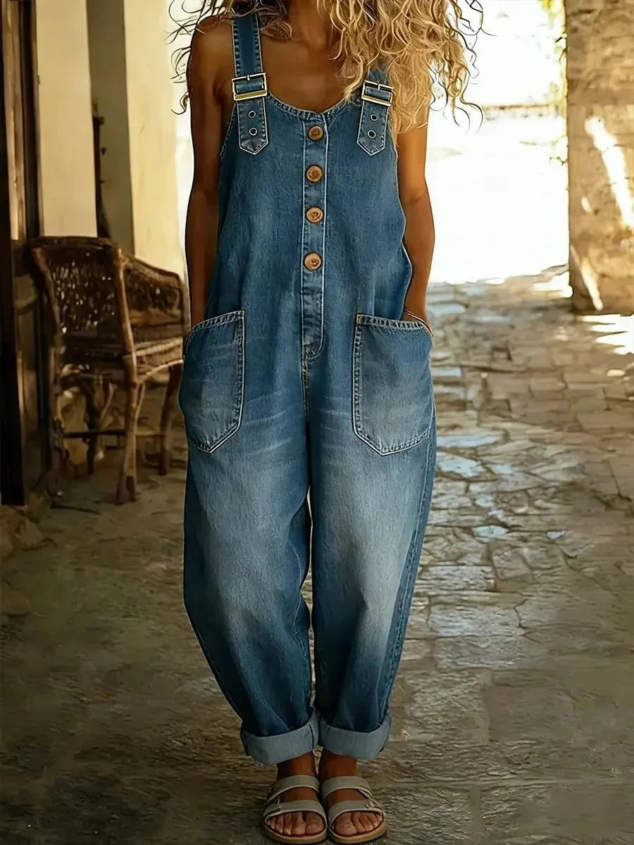 Sorella | Overol Jumpsuit de Mezclilla