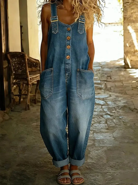 Sorella | Overol Jumpsuit de Mezclilla