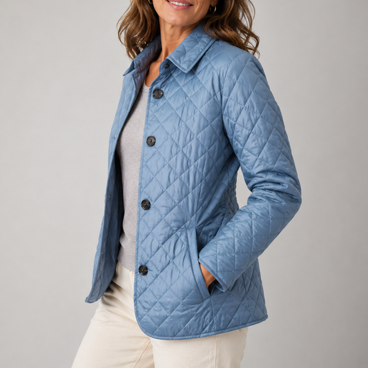 Kelly | Chamarra Acolchada Ligera - Azul