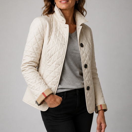 Kelly | Chamarra Acolchada Ligera - Beige