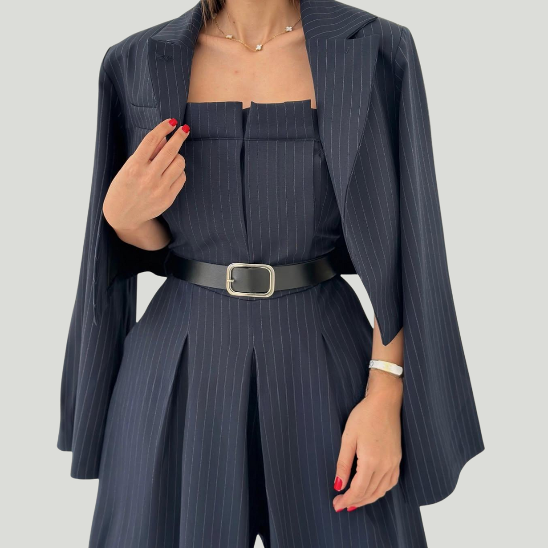 Fabiana | Conjunto Elegante de Bustier y Saco