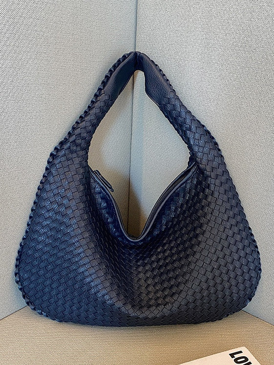 Bolsa Tejida de Piel Sintética