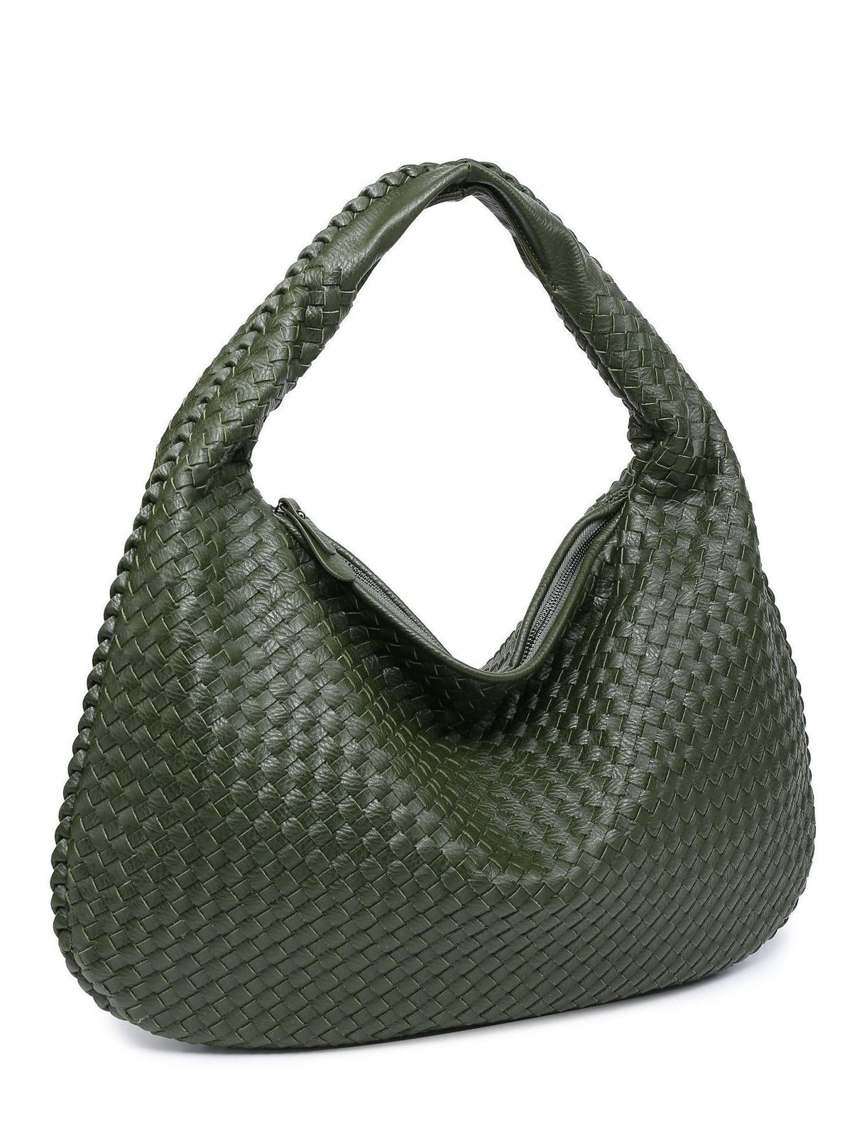 Bolsa Tejida de Piel Sintética