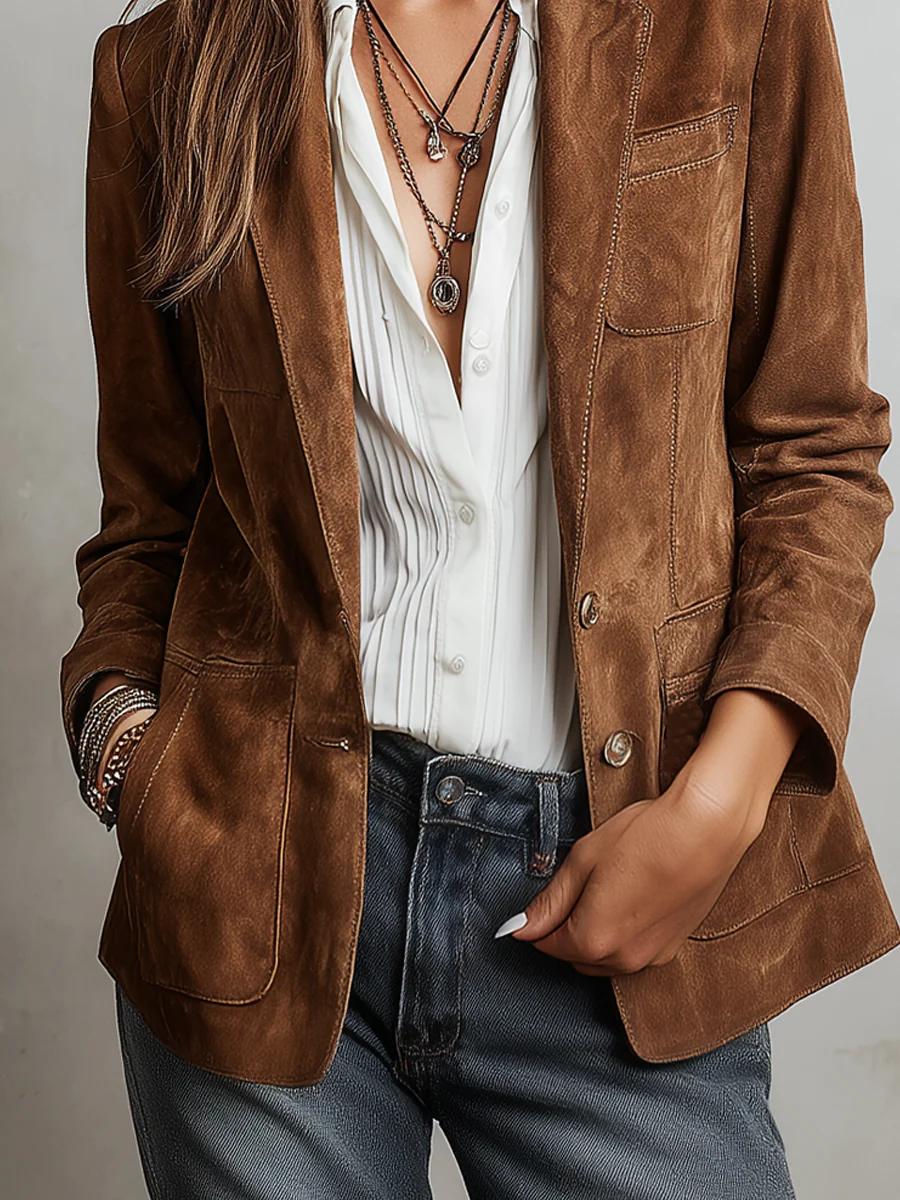 Marcella | Blazer Vintage Café