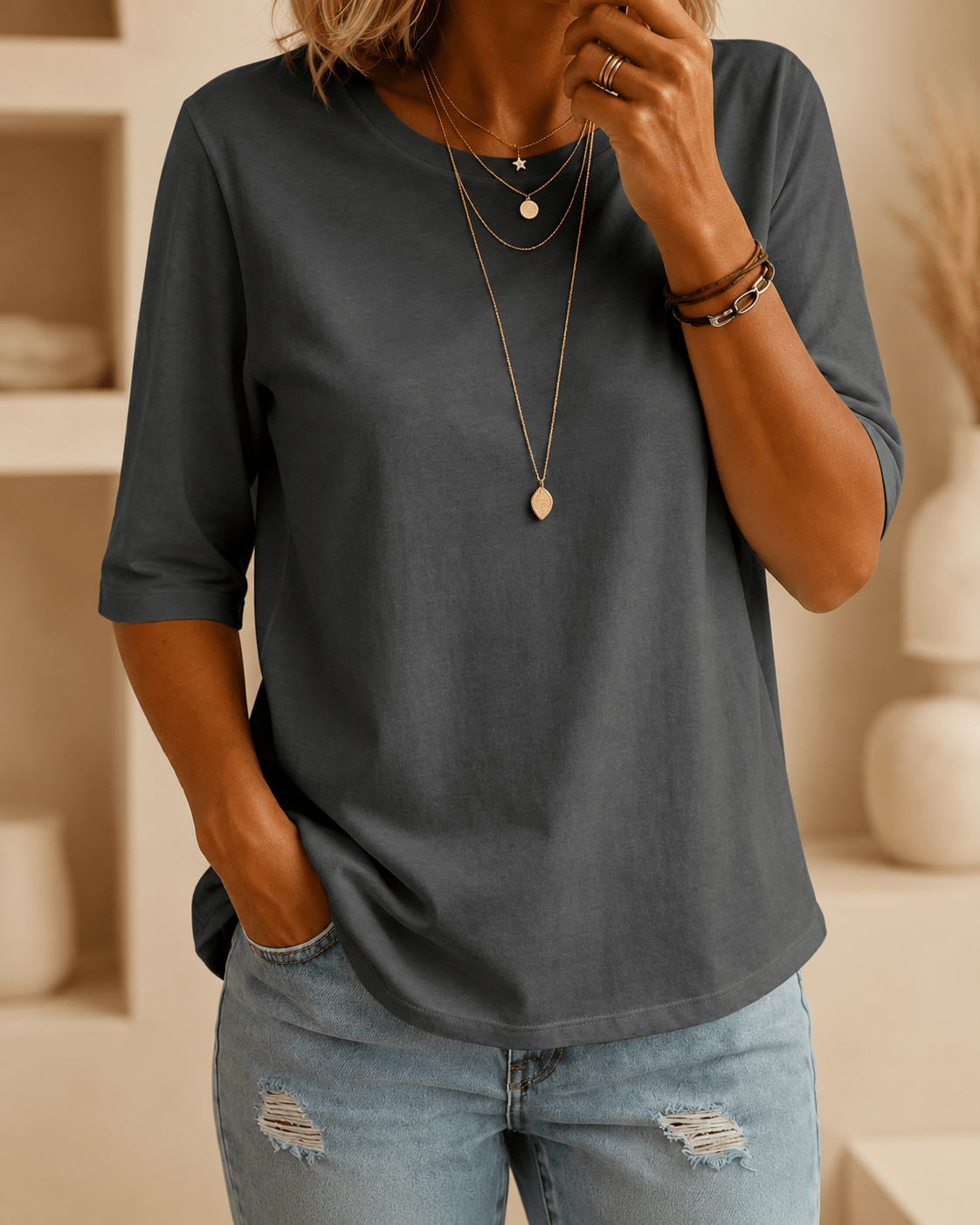 Sorella | Playera Básica Cómoda