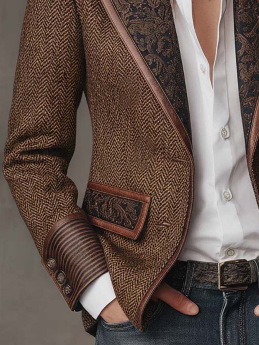 Guadalupe | Blazer con Detalles en Zigzag