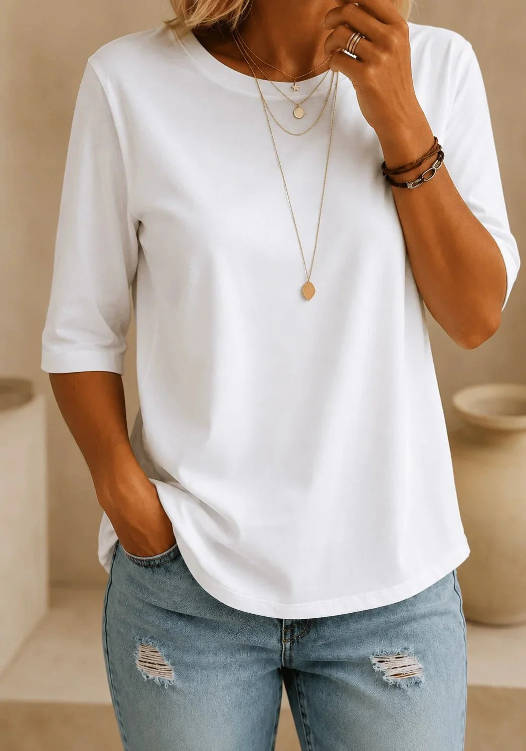 Aria | Playera Básica Cómoda