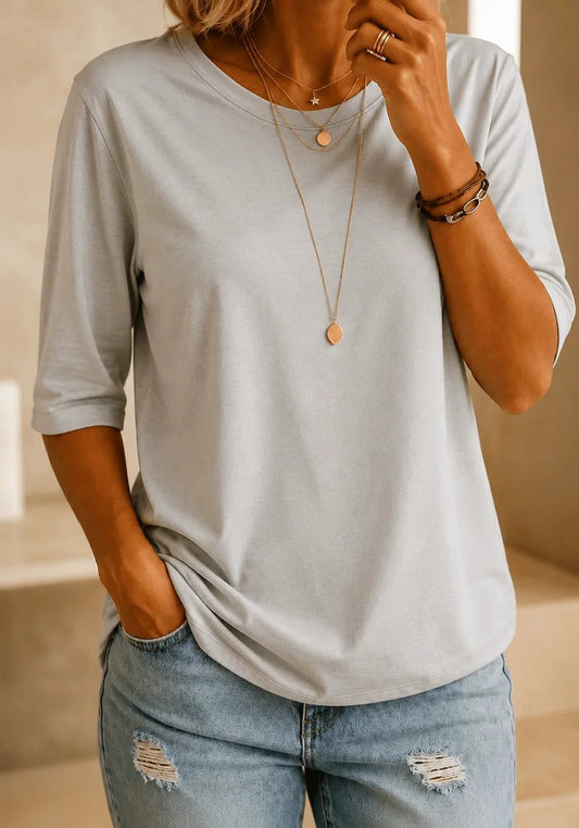 Elena | Playera Básica Cómoda