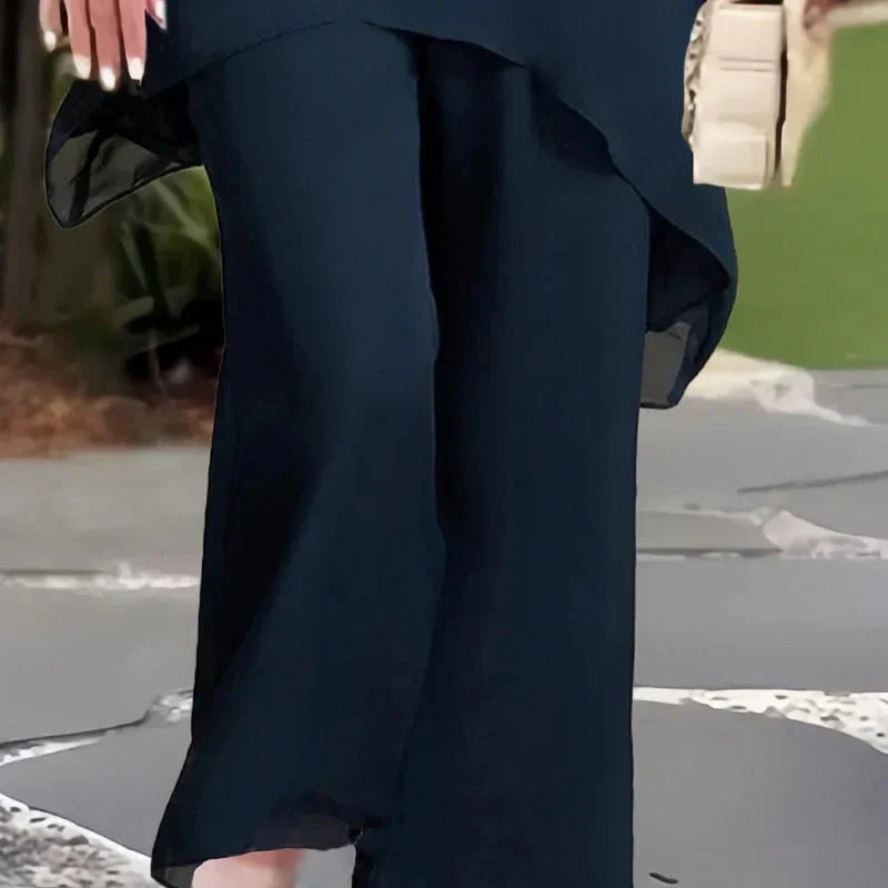 Eleonora | Conjunto Elegante Asimétrico de Dos Piezas